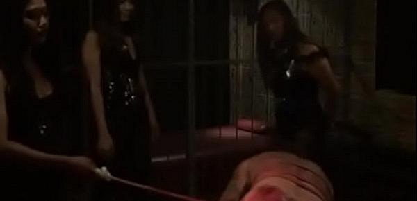  Painful caning no mercy by mistress